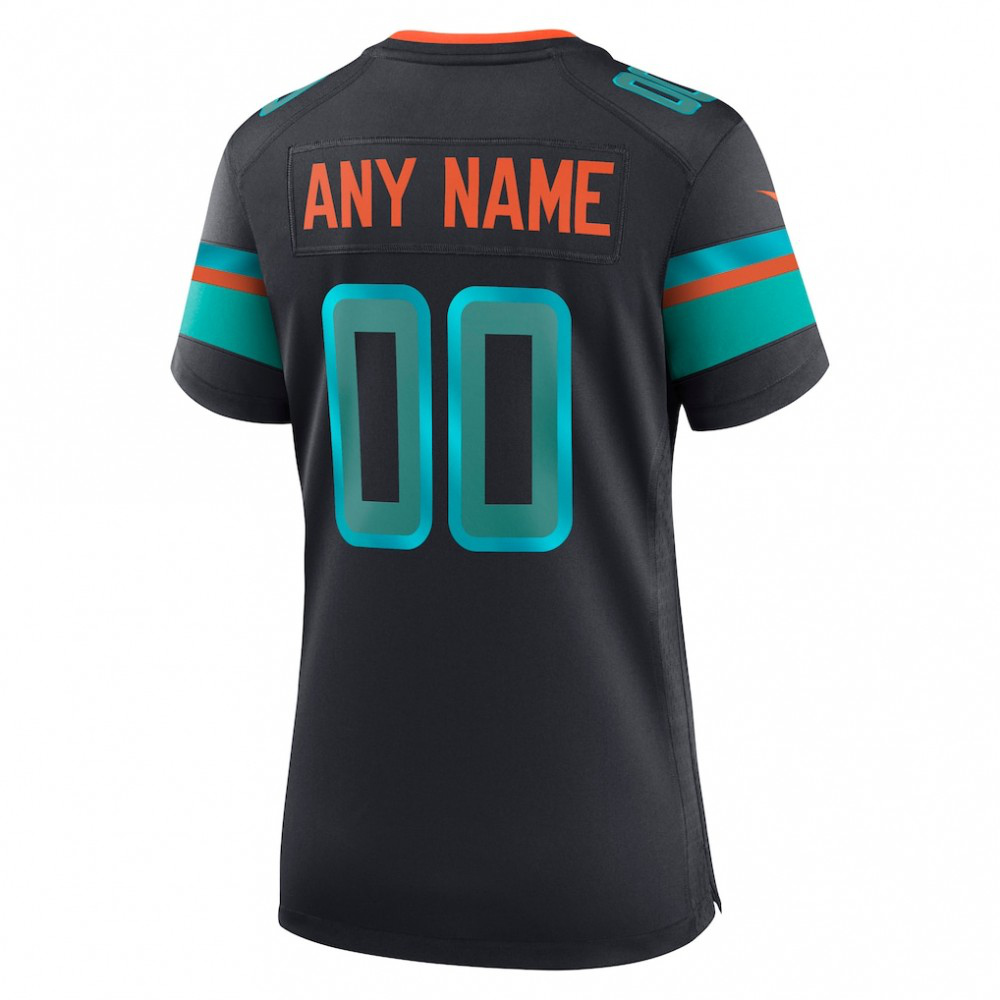 Miami Dolphins Nike Women's 2025 Rivalries Collection Custom Game Jersey - Pitch Blue-GridironStore